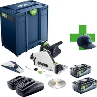 Festool TSC 55 KEB-Basic 100Y Limited Edition Akku Tauchsäge 18 / 36 V ( 2x 18 V ) 160 mm Brushless + 2x Akku 8,0 Ah + Ladegerät + Systainer