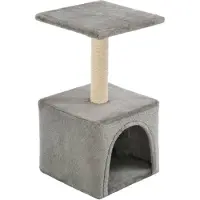 vidaXL Katzen-Kratzbaum Sisal 55 cm Grau