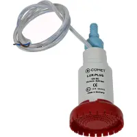 Comet LUX-PLUS Tauchpumpe Wasserpumpe mit Rückschlagventil + Filter 12V 19 l/min
