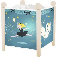 Trousselier 6243114 Magische Laterne, Kinder Nachtlicht Ballerina, Schlaflicht, Einschlafhilfe