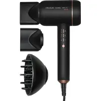 Cecotec Bamba IoniCare 6000 RockStar Fire, Schwarz, Rosa-Goldfarben, Einfarbig, 1800 W