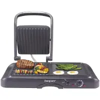 JTI Grill 600 W, 51 x 30 x 13 cm, 3 Funktionen, Antihaftbeschichtung
