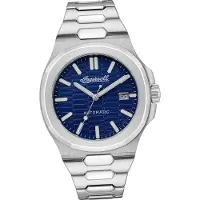 Ingersoll Herren Uhr Analog Elegant Edelstahl Armbanduhr silber D2UIN11801