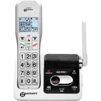 Geemarc Telecom , Seniorentelefon Mit einstellbarer Lautstärke AmpliDect 595 U.L.E., Weiß