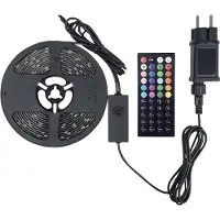 Blulaxa LED Strip 50954, 5m, 18W, 150lm, RGB, Fernbedienung, IP44