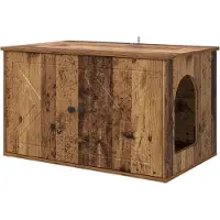 Syfax Katzenhaus Altholz 85 x 55 x 50 cm Holzwerkstoff