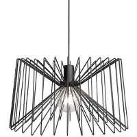 Nowodvorski Lighting Pendelleuchte NESS 1 E27 Schwarz 6768