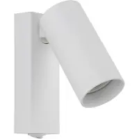 Lyora Wandstrahler FOURTY, weiß, Höhe 17 cm, Metall, GU10 FOURTY , weiß / opal, für Wohn- / Esszimmer, Metall, Modern, Strahler