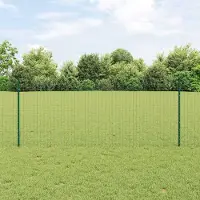 Syfax Zaun mit Pfosten Grün