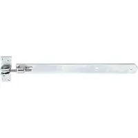 Alberts Ladenband | gerade, Abschluss abgerundet, verstellbar um 30 mm | galvanisch verzinkt, dickschichtpassiviert | 460 x 40 mm