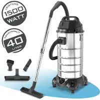 Stahlwerk VCL-1500 ST Nass- und Trockensauger 1500 W Industriesauger mit 40 L