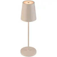 SLV Tischlampe für den Außenbereich Vinolina Two beige - wiederaufladbar