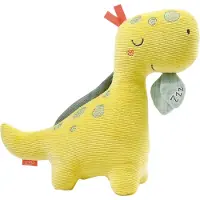 Fehn Nachtlicht Dino – Kuscheltier mit „Glow-in-the-dark“-Bestickung & Nachtlicht-Modul