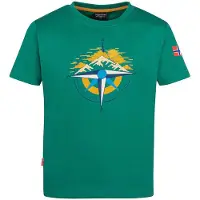 TROLLKIDS T-Shirt Trondheim (GOTS) in jungle green | Gr.: 110