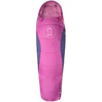 TROLLKIDS - Kid's Little Fjell Dreamer - Kinderschlafsack Gr 110-145 x 58 x 38 cm - Body Length 90-130 cm rosa