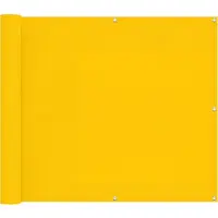vidaXL Balkonsichtschutz Gelb 100 x 200 cm Oxford-Stoff