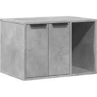 Syfax Katzenklo Betongrau 60x40x40 cm Holzwerkstoff