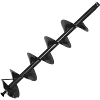 Procraft Eisbohrer 200x1000 mm für effizientes Winterangeln, tiefe Eisschichten ohne Verlängerung