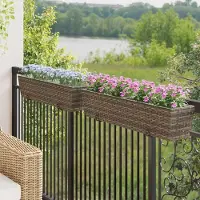Prolenta Maison Exclusive - Balkon 2 pcs 80 x 17 x 17 cm Metall
