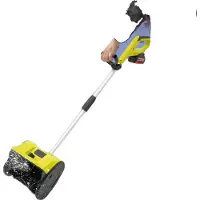 OEM Schneefräse, 1200W, 2200 U/min, 4,0Ah Lithium-Batterie, 12,6 Zoll Räumbreite, 26,25 ft Wurfweite