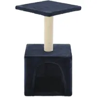 vidaXL Cloris DesignMöbel Kratzbäume - Blau Katzen-Kratzbaum Sisal 55cm Dunkelblau Schlichtes5962891