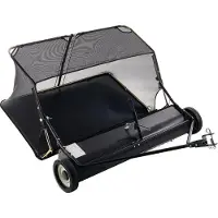StarTech.com Rasenkehrer/Laubkehrmaschine - Anhänger für Rasentraktor - Kehrbreite 132 cm - Auffangsack 736 L - Verstellbare Kehrhöhe - Für Garten & Hof