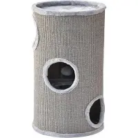 Nanook Kratztonne Condo - mit Spielball - rundum Sisalgeflecht M 70 cm grau