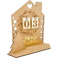 Sonstige Verlage Haus Adventskalender Weihnachten DIY Holzdekoration