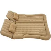 StarTech.com SUV Luftmatratze - Aufblasbare Auto-Luftmatratze - 300 kg Tragkraft - 174×126 cm - Beflocktes PVC - Rechteckig - 12V 75W Pumpe - Beige