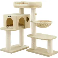 Eco Max Kratzbaum mit dickem Stamm, 107 cm, beige