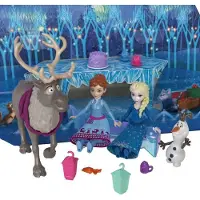 Disney Adventskalender Die Eiskönigin, 24 Überraschungen mit Puppen und Zubehör, Frozen, Mattel HWX20