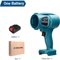 StarTech.com Turbinen-Gebläse - Akku-Laubbläser - Zwei Akkus inklusive - Bürstenmotor - Stufenlose Drehzahl - Leicht und leistungsstark