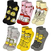 United labels Garfield Adventskalender mit 12 Paar Socken Größe 35-41 für Damen Weihnachtskalender mit Sneakers und langen Socken