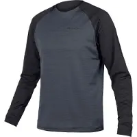 Endura Singletrack Fleece Jersey Herren lang schwarz größe XL E9155BK/6