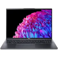 Acer Swift Go 16 OLED Ultraschlank Notebook/Laptop, 40,6 cm (16 Zoll) OLED WQXGA+ 3200 x 2000 120 Hz, Intel Core Ultra 5 125U, 16 GB RAM, 512 GB SSD, Intel Graphics, Windows 11 Home, Deutsch, Grau