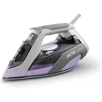 Imetec Intellifast, Trocken- & Dampfbügeleisen, Keramik-Bügelsohle, 1,9 m, 200 g/min, Grau, Violett, 0,3 l