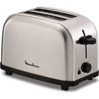 Moulinex LT330D, 2 Scheibe(n), Edelstahl, Edelstahl, Tasten, Drehregler, 700 W