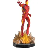 Marvel Iron Man Figur Im Maßstab 1:18 In Kampfpose Orange Orange One Size