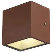SLV 1005150 SITRA S, LED Outdoor Wandaufbauleuchte, rost farbend, CCT switch 3000/4000K IP65