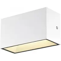 SLV 1005153 SITRA M, LED Outdoor Wandaufbauleuchte, weiss, CCT switch 3000/4000K, IP44 IP65