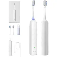 MOVA Fresh SweepDrive Zahnbürste, 3 Modi, 30 Tage Akku, IPX7 wasserdicht, Weiß