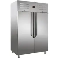 GastroHero Kühlschrank KS-GREENLINE1400 | GN 2/1 | 1400 Liter | Gewerbekühlschrank Edelstahl | -2°C bis +8°C | Gastronomie | Energieeffizienzklasse A