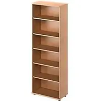 Schäfer Shop Regal TETRIS WOOD, 6 OH, Höhe inkl. Gleiter, B 800 mm, Buche-Dekor