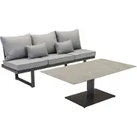 LC Garden Bondino Loungeset Aluminium 2 Teilig