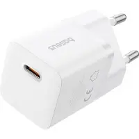 Baseus Schnellladegerät GaN5 mini 1C, 25W (weiß)