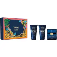 Versace Man Eau Fraîche Extrême Geschenkset Eau de Parfum 50 ml + Shower Gel 50 ml + After Shave Balm 50 ml