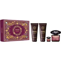 Versace Crystal Noir Eau de Parfum Set 90 ml + 100 ml Dushgel + 100 ml Körperlotion + 5 ml