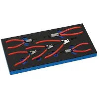 Knipex Werkzeugmodul 6-teilig 1/3-Modul Innen/Auenringe J0-2/A0-2