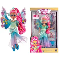 Jazwares Royale High, Mermia, die Wasserfee, 23 cm große Puppe, Feen-Tagebuch, Kamm und virtueller Artikelcode für Mermias Flügel