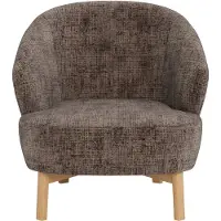 Actona Polsterstuhl GROUP "Relaxsessel, Polstersessel", grau (braun, eiche gebeizt, braun), B:77,5cm H:78cm T:78cm, Stoff, Stühle, Polsterstuhl, Stuhl, braun, 77.5x78x78cm